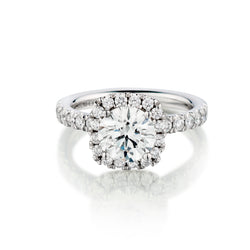 Birks Platinum Diamond Ring. 1.34 Brillaint Cut Diamond (GIA)
