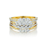 Ladies 14kt Yellow Gold Diamond Ring. 1.20ct Tw