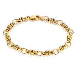 Birks 14kt Yellow Gold Bracelet. Weight: 9 Grams.