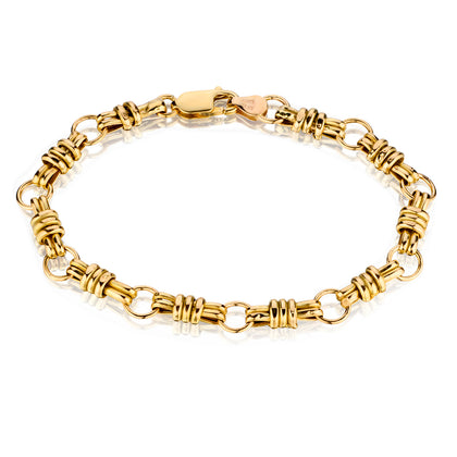 Birks 14kt Yellow Gold Bracelet. Weight: 9 Grams.