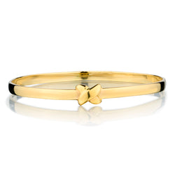 14kt Yellow Gold "X" Bangle. 17 Grams