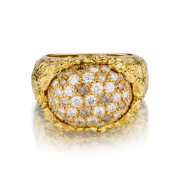 18kt Yellow Gold Diamond Ring. 1.50ct Tw