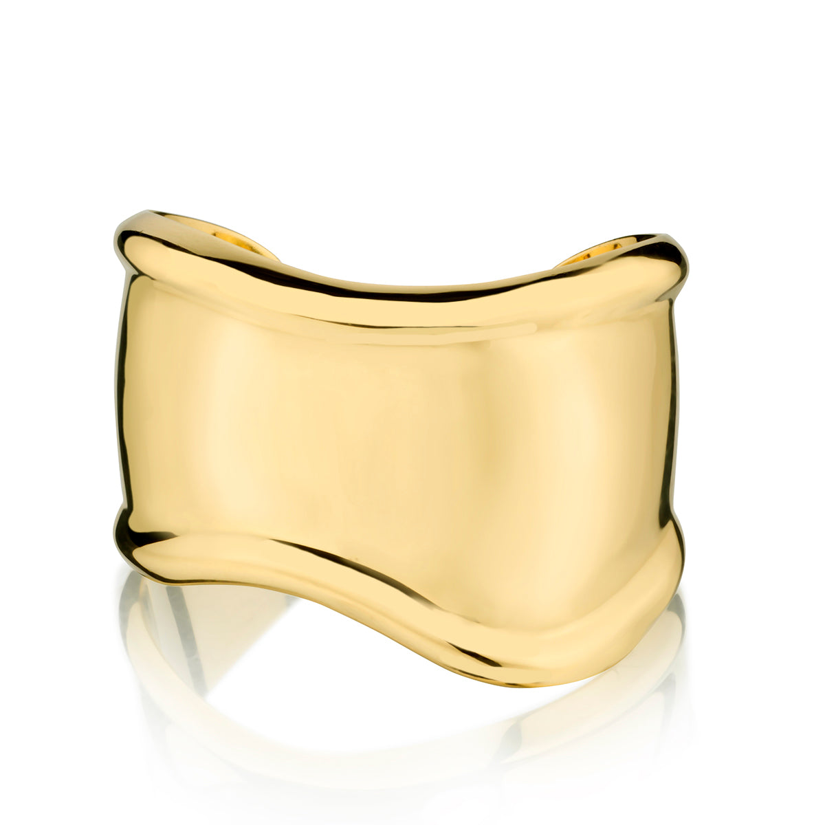 Tiffany & Co 18kt Yellow Gold Elsa Peretti Small Bone Cuff | Van