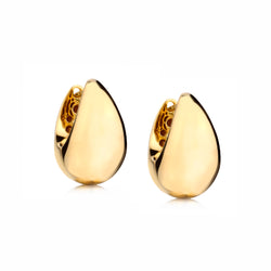 18kt Yellow Gold Huggies. Weight: 10.3 Grams