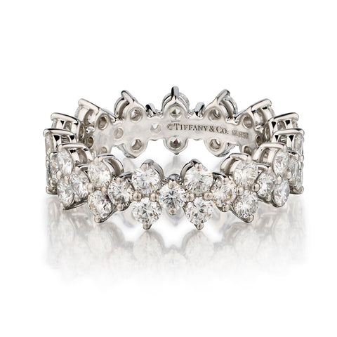 Tiffany & Co "Aria Collection" Diamond Eternity Ring. 2.50ct Tw
