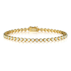 14kt Yellow Gold Diamond "Tennis Bracelet. 2.70ct Tw