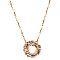 Links of London 18kt Rose Gold Diamond Pendant." Efferevescence Collection".