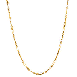 18kt Yellow Gold Open Link Chain. Weight: 12.2 Grams