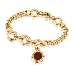 Unisex 18kt Yellow Gold Bracelet. Weight: 31 Grams.