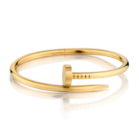 Cartier " Juste un Clou"  Model Bangle . 18kt Y/G. Size 16