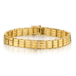 14kt Yellow Gold Bracelet. Made in Italy. Weight: 22 Grams