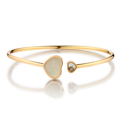 Chopard Happy Hearts Mother of Pearl Bangle / Bracelet. (M). Ref: 85A074-5300