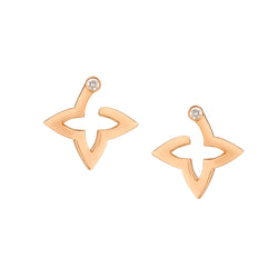 Louis Vuitton Flowergram Stud Earrings 18kt Pink Gold
