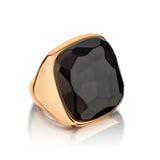Pomellato 18kt Yellow Gold "Victoria" Black Jet Amulet Ring.