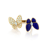 Van Cleef & Arpels 2 Butterfly Between The Finger Ring. Ref: VCARP3DN00