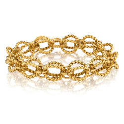 Tiffany & Co Schlumberger Circle Rope Bracelet. 40 Grams