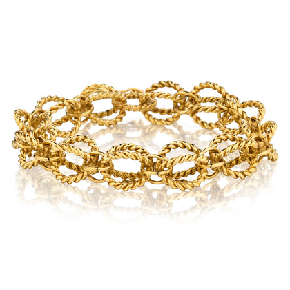 Tiffany & Co Schlumberger Circle Rope Bracelet. 40 Grams