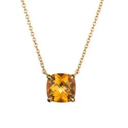 Tiffany & Co "Sparkler" Citrine Pendant in 18kt Yellow Gold