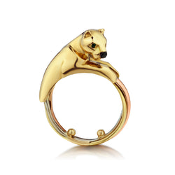 Cartier Panthere de Cartier Gold Trinity Antrina  Ring. Made in France