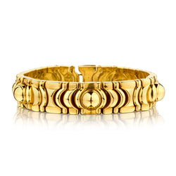 Piaget 18kt Yellow Gold Wrist Bracelet. Weight: 70 Grams