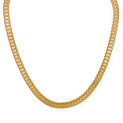 18kt Yellow Gold Weave Choker Necklace.50 Grams