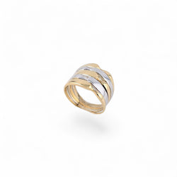 14kt WHITE GOLD SAPPHIRE & DIAMOND CLUSTER RING.