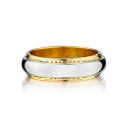 Tiffany & Co Platinum and 18kt Yellow Gold Band