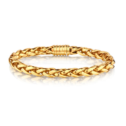 Chimento 18kt Yellow Gold Bracelet. Weight: 21 grams.