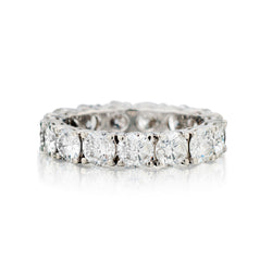 14kt White Gold Diamond Eternity Band.  5.25ct Tw