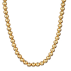 14kt Yellow Gold "Ball" Necklace. Weight:25 grams.
