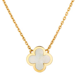 Van Cleef & Arpels 18kt Yellow Gold "Pure" Alhambra MOP Pendant .VCARA39700