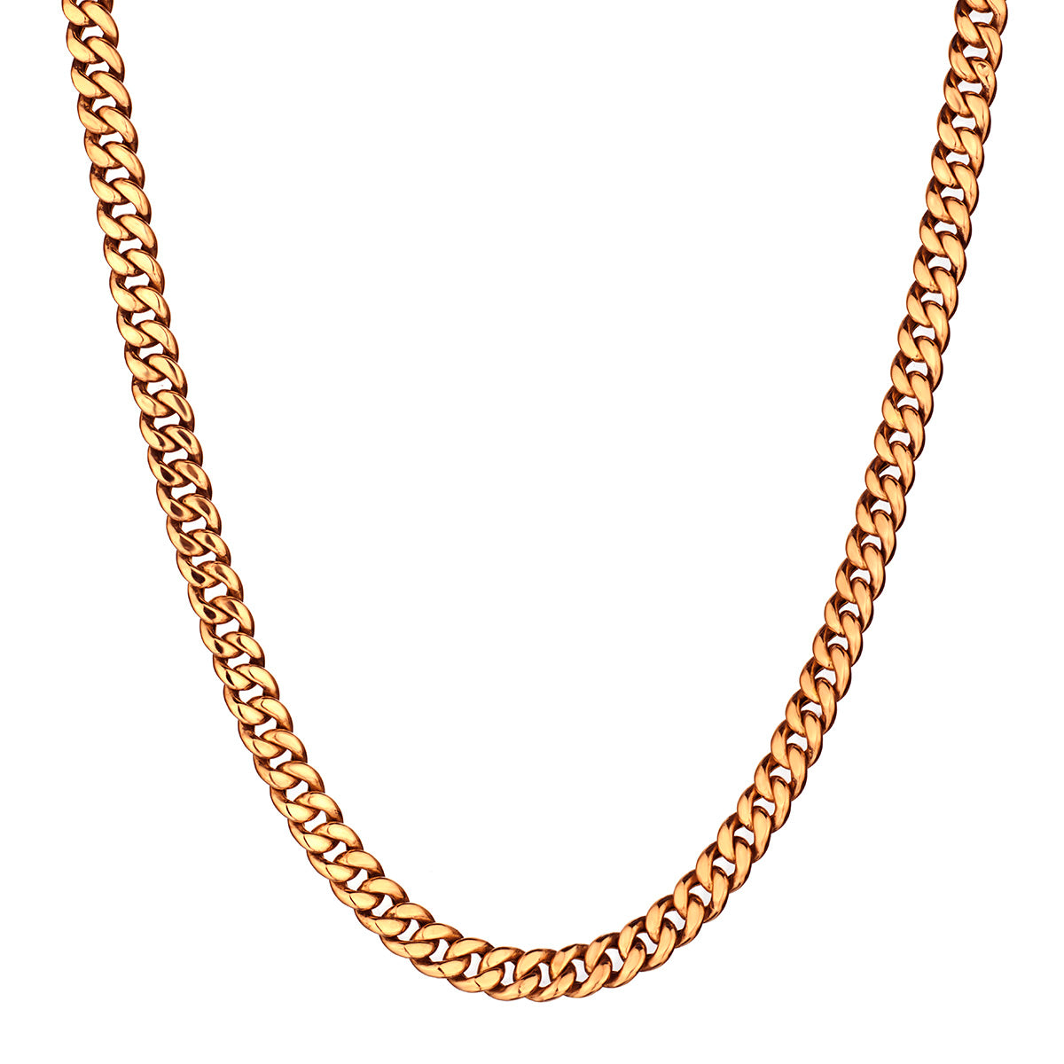 Vintage 14kt Rose Gold Link Chain. 26.56 grams
