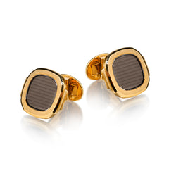 Patek Philippe 18kt Yellow Gold "Nautilus" Cufflinks.