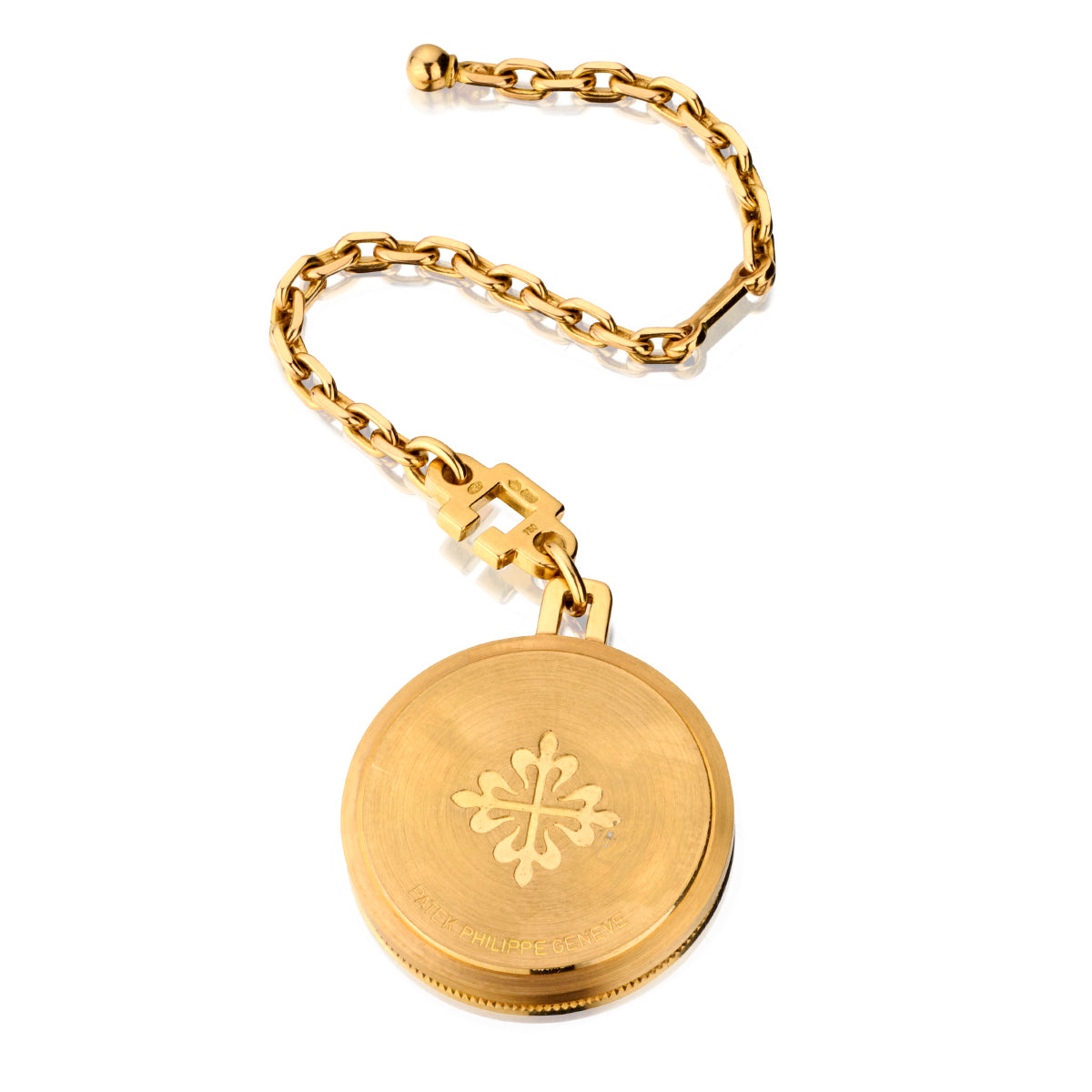 Patek Philippe "Calatrava" in 18kt Yellow Gold Key Chain. Weight: 38.90 grams