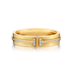 Tiffany & Co  T Narrow Diamond Ring. 4.5mm