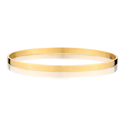 18kt Yellow Gold Bangle. M/L. Weight: 16.2 grams