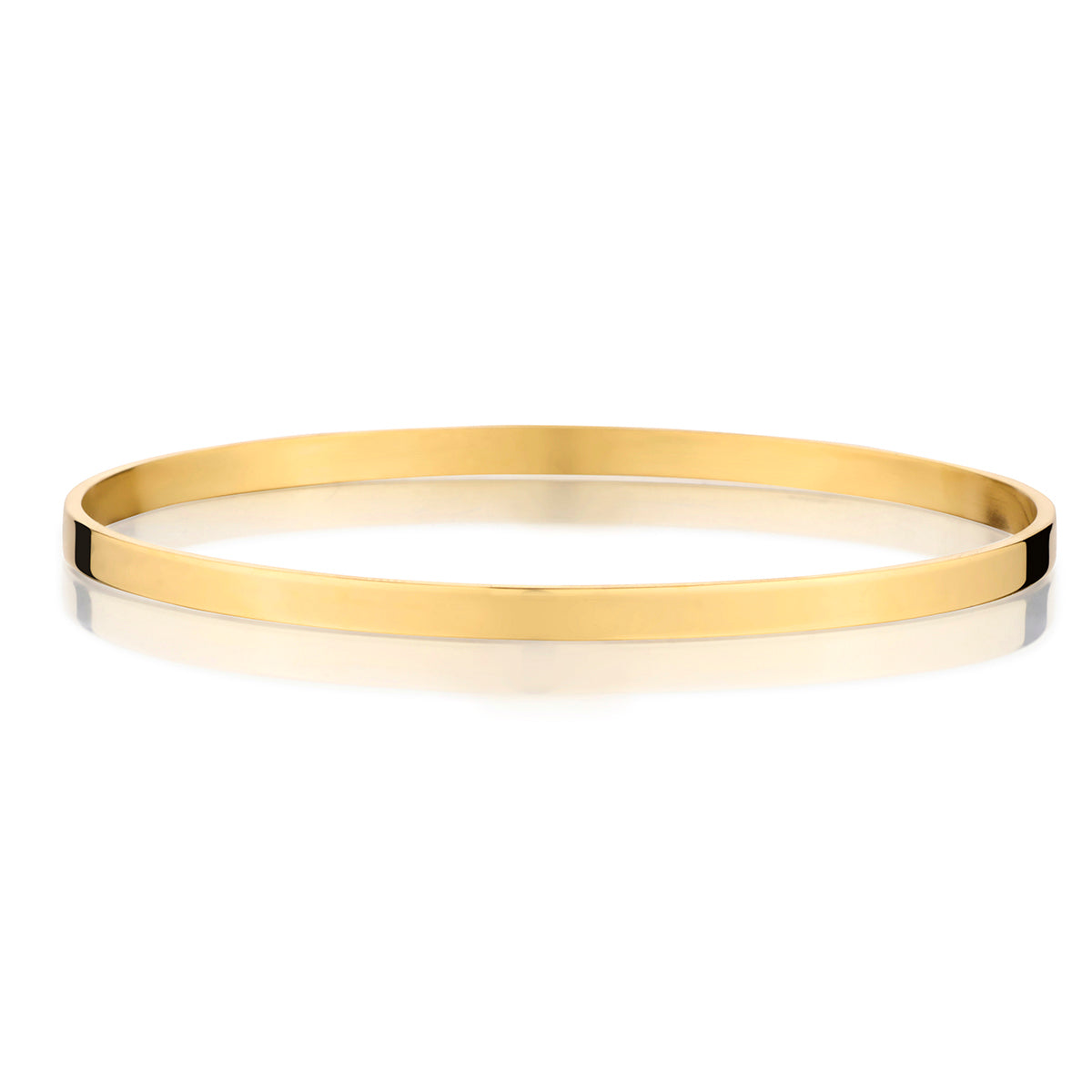 18kt Yellow Gold Bangle. M/L. Weight: 16.2 grams