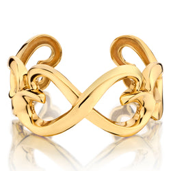 Rare Vintage Tiffany & Co Picasso Loving Heart Cuff by Paloma Picasso