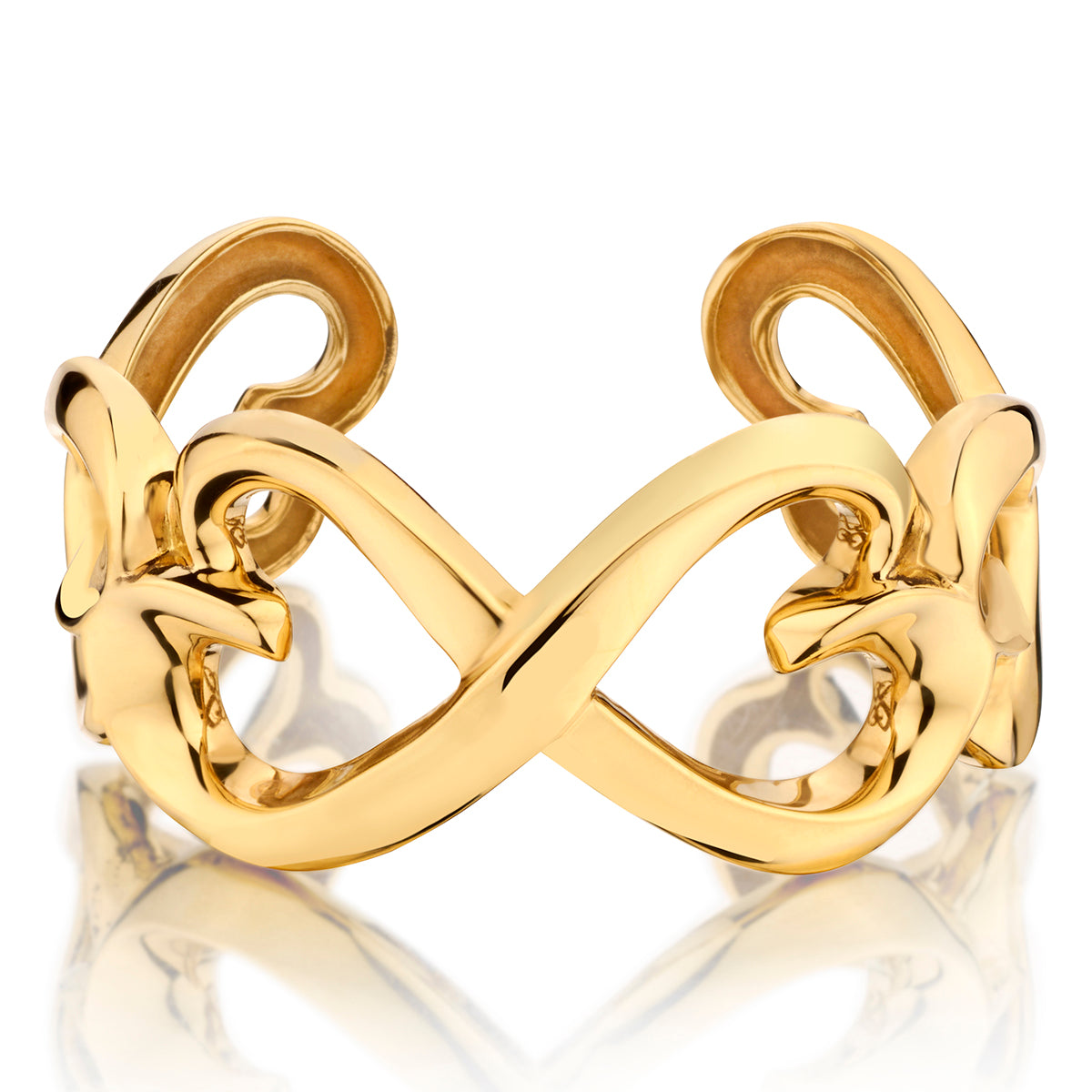 Rare Vintage Tiffany & Co Picasso Loving Heart Cuff by Paloma Picasso