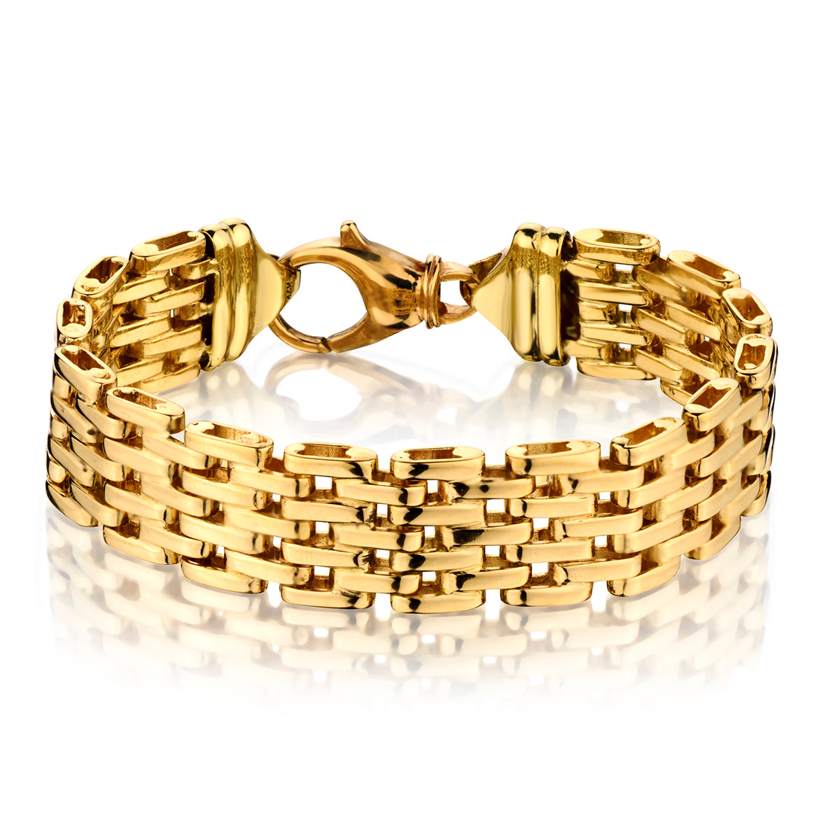 Unisex 14kt Yellow Gold Bracelet by Millor Italy. 87 Grams.