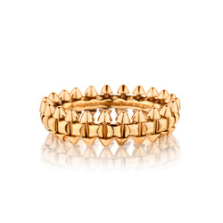 Cartier de Clash Small 18kt Pink Gold Ring. Size: 56 (7-3/4)US
