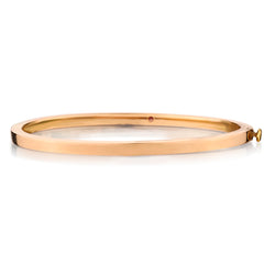 Roberto Coin Classic 18kt Pink Gold Oval Bangle. 9 Grams