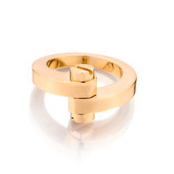Cartier 18kt Rose Gold "Menotte" Ring.Size 52 (US 6-1/4)