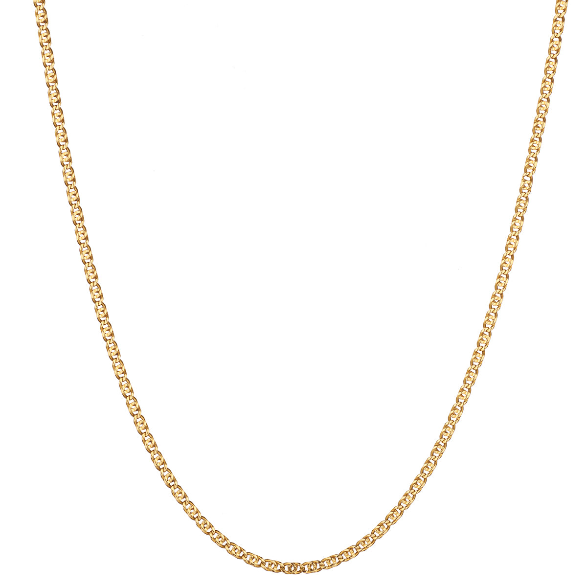 18kt Yellow Gold Chain. 20.5" (L). 16 Grams.