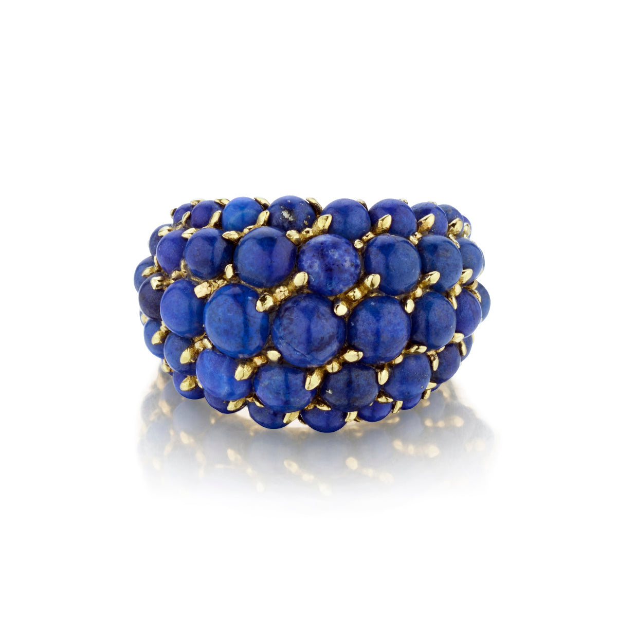 Cartier Vintage 18kt Yellow Gold Lapis Lazuli Ring. Circa 1970's