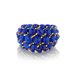 Cartier Vintage 18kt Yellow Gold Lapis Lazuli Ring. Circa 1970's