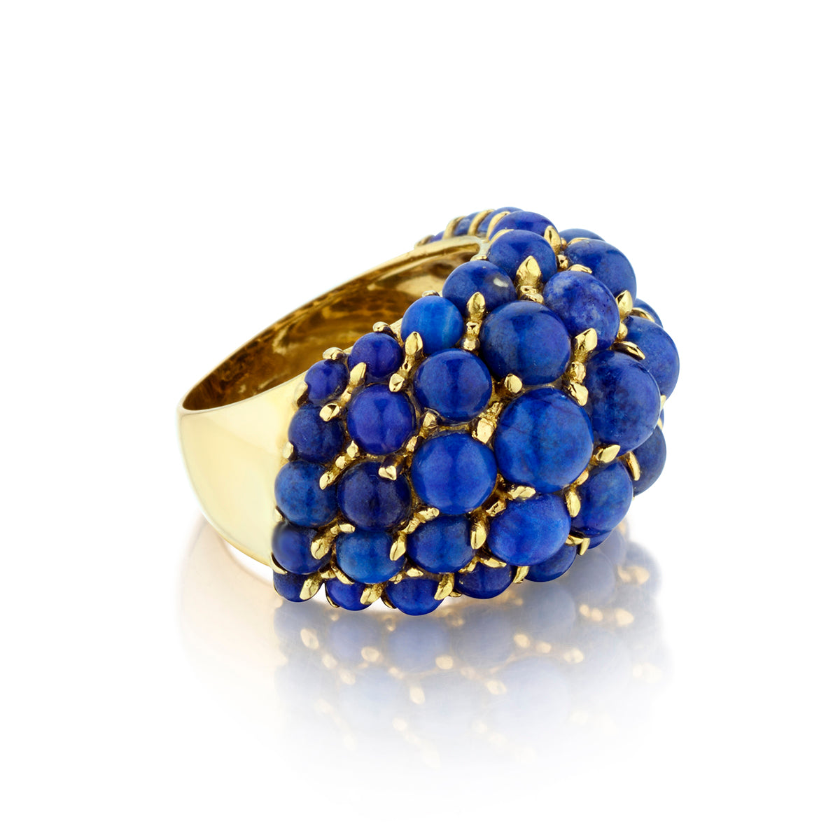 Cartier Vintage 18kt Yellow Gold Lapis Lazuli Ring. Circa 1970's