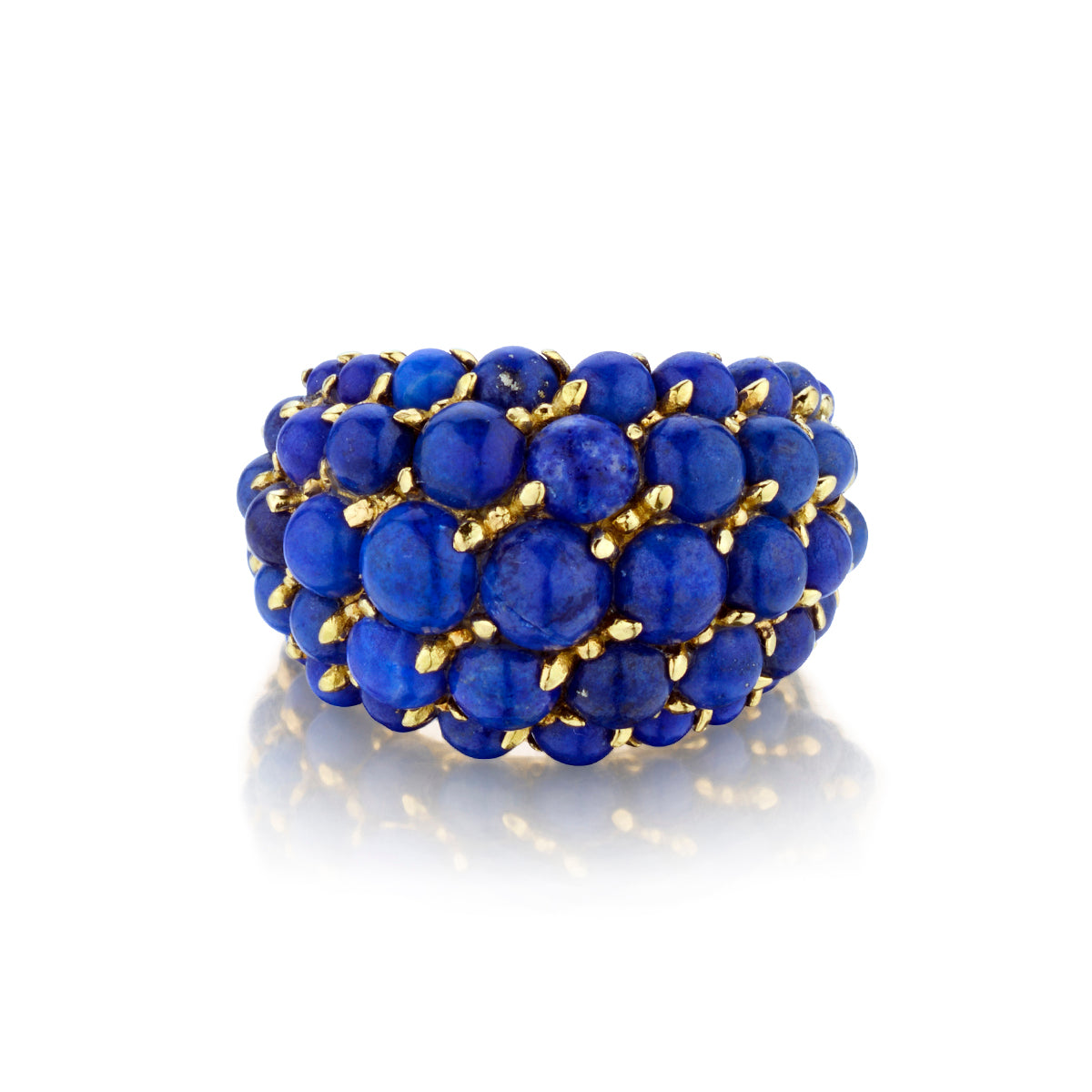 Cartier Vintage 18kt Yellow Gold Lapis Lazuli Ring. Circa 1970's