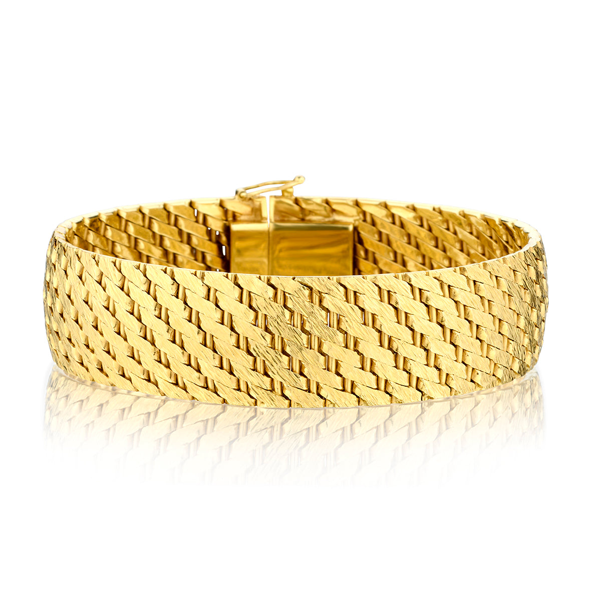 Birks 18kt Yellow Gold Bracelet. Weight: 53 Grams.