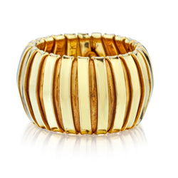 14kt Yellow Gold Flexi Ring. Made in Italy. 7.7 grams